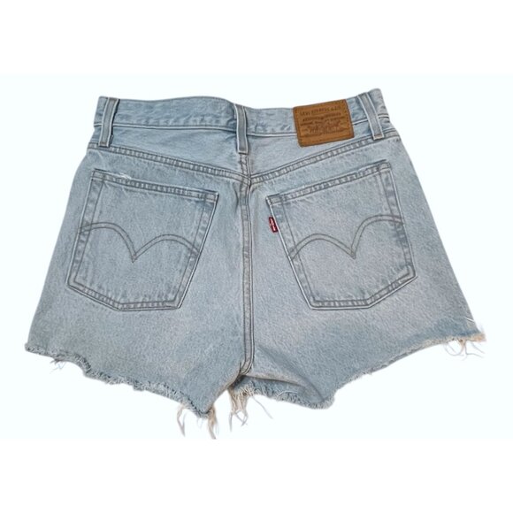 Levi’s Wedgie cut off jean short waist size 27 - Picture 2 of 12